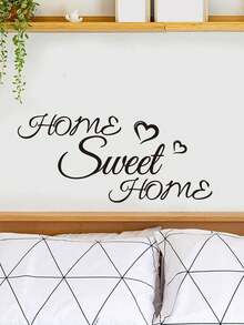 Home Sweet Home Bless This Home DIY Peel And Stick Vinyl Wall Decal For Bedroom Living Room Entryway Door Wall Home Art Decor Sticker - Multicolor - View 3