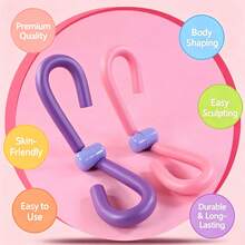 1-2 Pcs Leg & Pelvic Floor Trainer, Thigh Trimmer For Leg Slimming And Muscle Training. Compact & Easy Storage, Compatible With Yoga Mats. Great For Women And Yoga Enthusiasts, Suitable For Home, Gym And Dorm Use. - A - View 5