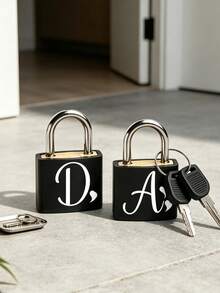Waterproof Locks For Fences, Locker Locks, Padlocks With Keys.Ack Padlock With 2 Keys,Waterproof Lock For Gym LockersPadlock Keyed Alike For Gym Locker, Gate, Sheds, Fence,ToolboxLocking Tents During Outdoor Camping Enhances Security. - Black - View 8
