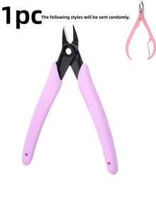 Nail Clipper, Used For Removing Rhinestones And Gems, With Wire Cutting Function, Can Remove Metal Wires And Chains From Nails, Nail Art Tool, Nail Drill Remover, Multi-Functional Comfortable Handle, Women's Nail Art - Multicolor - View 11
