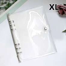 1pc Nail Art Portfolio Album, For Storing And Displaying Works, Includes Nail Art Style Board And 6 Matching Inner Pages - Clear - View 8
