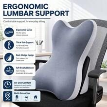 Bedside Reading Pillow, 2 Adjustable Memory Foam Triangular Pillows, Super Large Backrest, Suitable For Lying Down And Sitting Up, Suitable For Relaxation And Leg Raising, With Detachable Headrest, Washable Pillowcase, Suitable For Adults. - Black - View 4