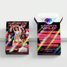 124pcs KATSEYE New Album WILD KPOP Star LOMO Collectible Holographic Photocards - 98282-kATSEYE - View 5