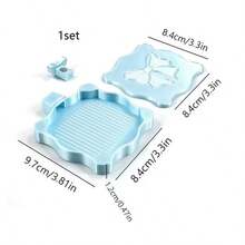 Magnetic Bowknot Diamond Painting Tray With Magnetic Lid To Prevent Bead Spillage, Wavy Edge Bowknot Design, Practical Divided Bead Slots, Suitable For DIY Diamond Painting Crafts, Bead Sorting And Storage, Easy To Use, Dedicated Tool Tray For Diamond Painting - A - View 9
