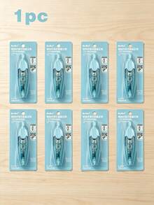 Pink Pen-Shaped Retractable Correction Tape, Creative Stationery Supplies, With Replaceable Ink Cartridge, Back To School Essential - A - View 11