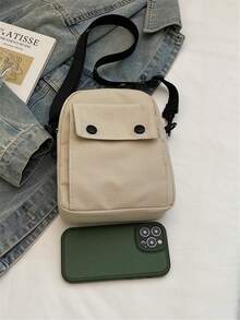 Minimalist Fashion Men's One Shoulder Crossbody Bag - Multicolor - View 5