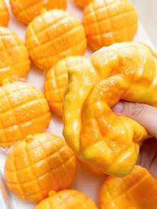 somoving Crispy Texture Pink/Yellow Extra Large Realistic Pineapple Bread Squishy Toy, Slow Rebound Soft Squeeze Toy, Silent Pressure Relief Sensory Toy, Pineapple Desktop Decor, Suitable For School And Office - Multicolor - View 2