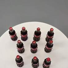 Mini Beverage Bottle Resin Decorative Pendant - DIY Decoration Accessory, Suitable For Photography Props, Home And Holiday Decor, Random Pattern - 10PCS (Random Color) - View 5