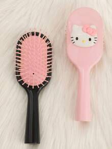 SANRIO فرشاة شعر هالو كيتي لطيفة بوسادة هوائية ناعمة، محمولة للاستخدام الرطب والجاف - متعدد الألوان - مشاهدة 5