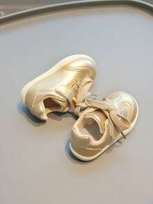 Baby Soft Sole Walking Shoes, Hook-And-Loop Toddler Sneakers For Spring And Autumn - Gold - View 5