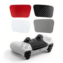 2Pcs Carbon Fiber Texture Game Controller Touchpad Stickers, Scratch Resistant Protective Decals For 5th Gen Gamepad, Durable Anti‑Scratch Touch Pad Cover Skin For Gaming Controllers - View 3