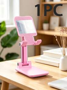 1pc Multi-Function Adjustable Angle Desktop Phone Stand, Stable Non-Slip Base, Hands-Free, Suitable For Watching Movies, Browsing Videos, Live Streaming, Online Classes, Lightweight And Portable, Home, Dorm, Office, Compatible With Multiple Phone Models, Practical Slouchy Phone Support Stand - Support - View 12
