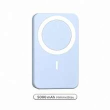 5000mAh Magnetic Portable Power Bank With 15W Wireless Charging And 22.5W Fast Charging, Compact Rounded Battery Pack For Compatible Smartphones, Smooth Solid Colour Design For University Days, Student Life, Project Meetings, Daily Commutes, Road Travel, Weekend Visits And Holiday Breaks, Wireless Charger, University Essentials And Travel Size Mini Products - 1PC - View 11