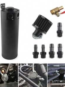 Oil Catch Can Universal 2 Port Aluminum 750ml Baffled Reservoir Tank With Filter - JCYH-2K - View 1