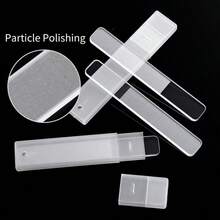 3/5pcs Nano Glass Nail File Set, Nail Polishing File, Nano Glass Nail File Glossy Polishing Manicure Care Tool, Portable Individual Boxed - Clear - View 7