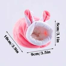 1pc Hamster Nest Sugar Glider Warm House Small Pet Cotton Nest Universal Pet House Random Color - A - View 2