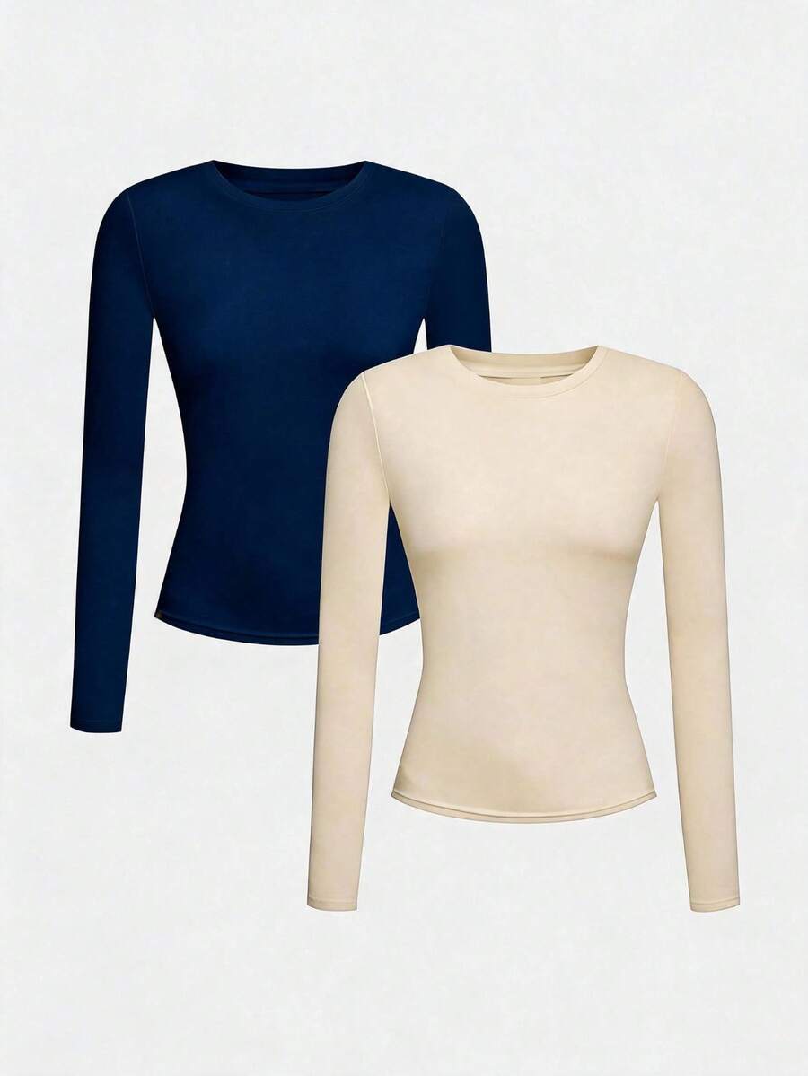 Women Tops - Cream Blue - View 1