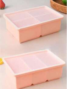 1pc Silicone Ice Cube Tray With Lid - Large Capacity Soft Ice Mold Suitable For Refrigerator, 1 Cup Size For Soups, Stews, Sauces - Dishwasher , Great For Christmas, Halloween, Easter, Thanksgiving - Multicolor - View 26