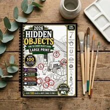 1 Book, Circle Find The Difference Game Coloring Book, Draw A Circle, Suitable For Adults And Seniors - Single Piece - View 3