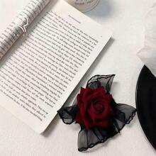 2PCS Rita Punk Vintage Rose Wrist Cuff Accessories Halloween Decor - Multicolor - View 2
