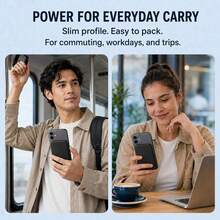 5000mAh Magnetic Portable Power Bank With 15W Wireless Charging And 22.5W Fast Charging, Compact Rounded Battery Pack For Compatible Smartphones, Smooth Solid Colour Design For University Days, Student Life, Project Meetings, Daily Commutes, Road Travel, Weekend Visits And Holiday Breaks, Wireless Charger, University Essentials And Travel Size Mini Products - 1PC - View 7