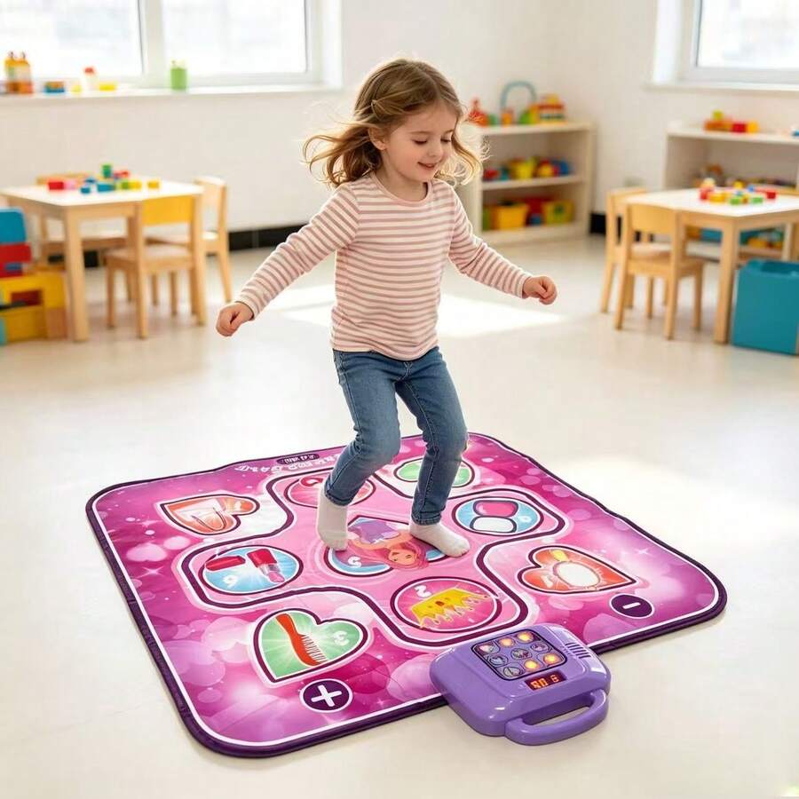 Matras Permainan Musik Dansa Anak, Matras Permainan Lantai Musik Elektrik Multifungsi, Mainan Dansa, Matras Permainan Hiburan Interaktif Orang Tua-Anak, Mainan Edukatif untuk Anak Laki-laki dan Perempuan, Voucher Hadiah
