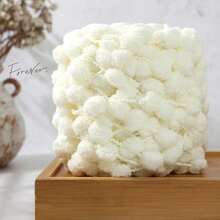 1 Pack Softexa Thick Polyester Pom Pom Yarn, 100g/Pack, Multi-Color Mixed, Rough Texture Handmade Knitting Yarn, Suitable For Crochet And Knitting, DIY Blankets, Pillows, Scarves, Hats, Bags, Etc. - Multicolor - View 12