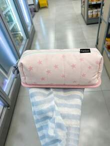 日韓風小眾設計動漫少女收納包 零錢包吊飾 時尚個性化包款 鉛筆袋 - 粉色 - 查看 8