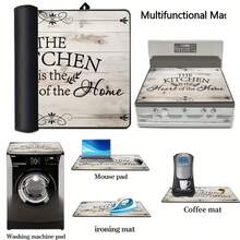 23.6" X 19.6" Large Size Electromagnetic Stove Glass Ceramic Cooktop Protector Mat, Stove Cover, Rubber Protective Mat, Heat-Resistant Scratch-Resistant Non-Slip Cooktop Cover, Ironing Pad, Coffee Mat, Kitchen Oversized Countertop - Multicolor - View 9