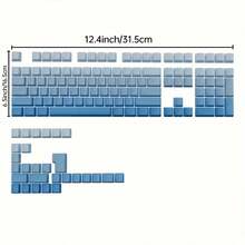 OEM Backlit Keycaps -104 Keys - Double Ray PBT Material - Minimalist Style, 61/64/68/84/87/96/98/100/104 Mechanical Keyboard, Gaming Keyboard Accessories, Gradient Backlight Effect, Durable PBT Material, Mechanical Keyboard Keycaps - View 9