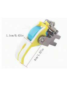 New Universal Roller Presser Foot, Suitable For Thick And Thin Fabrics, Plastic Design Prevents Fabric Jamming Or Shifting, Ideal For Narrow Thick And Thin Fabrics, Perfect For Curtains And Down Jackets - A - View 12