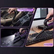 16000PA Handheld Vacuum Cleaner, 11.1V Cordless, With Crevice Nozzle And Washable Filter, Suitable For Car, Home, Office And Pet Hair Quick Cleaning, Equipped With 2500MAH Battery - Multicolor - View 7