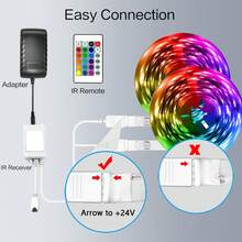 25/50/100/130/200/260 Ft RGB LED Light Strip, Smart Light Strip, App And Remote Control, Christmas, Halloween Decoration, Suitable For Family And Friends Reunion, Bedroom, Party Decoration, Atmosphere Creation - multicolour - View 12