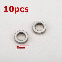 10 Buah Manik-Manik Spacer Bulat Pipih Lubang Besar dari Stainless Steel, Cocok untuk Kalung DIY, Gelang, Pembuatan Perhiasan, dan Aksesoris Manik-Manik - manik-manik pemisah baja tahan karat - View 18