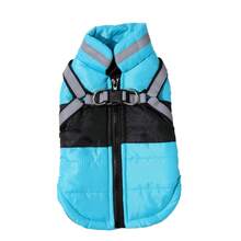 2-IN-1 Pet Jacket & Harness With Reflective Strip Autumn/Winter Warm Dog Coat Thicken Outdoor Windproof Clothes Suitable For Small And Medium Dogs - Multicolor - View 15