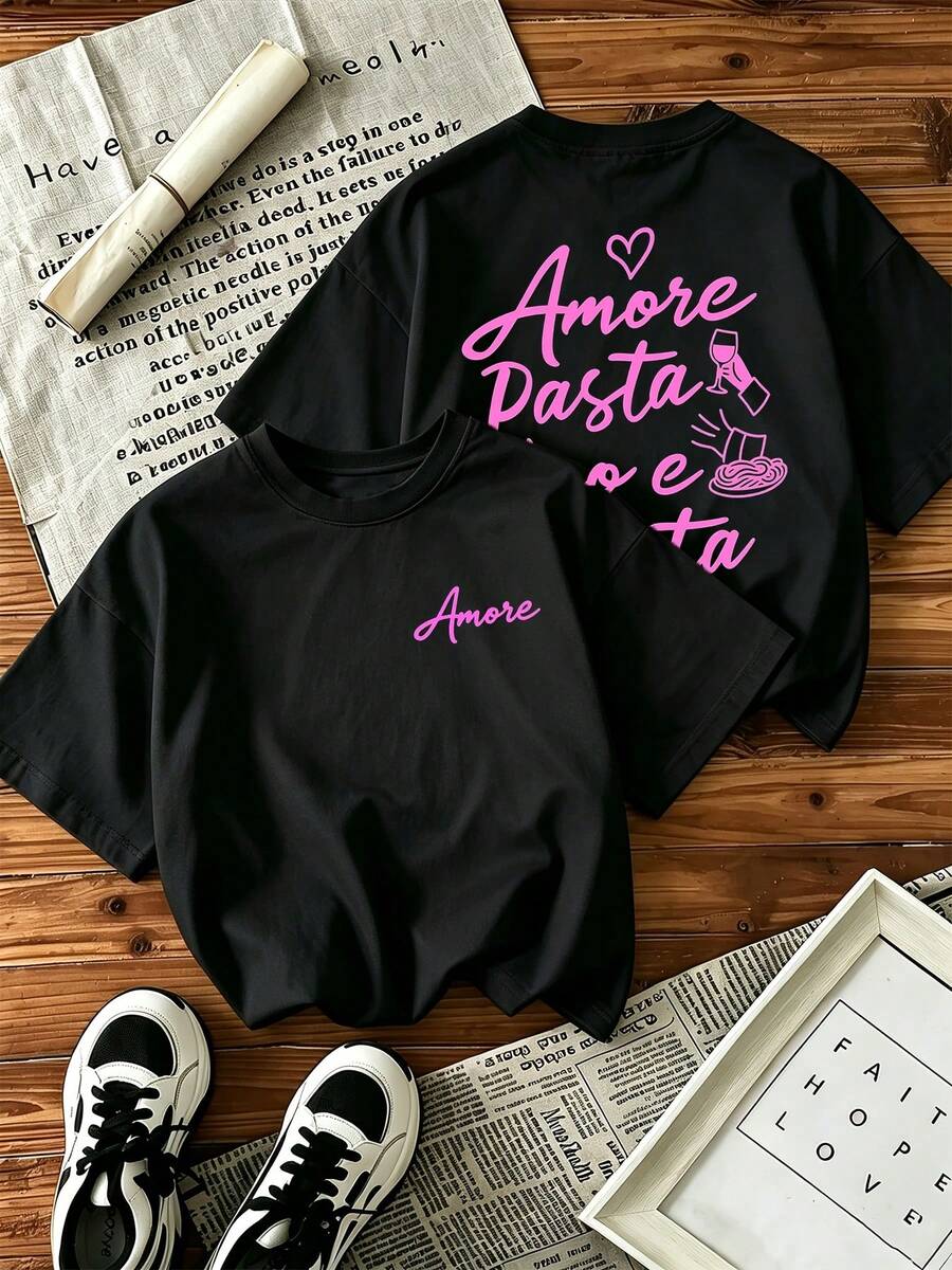 Women T-Shirts - Black - View 1