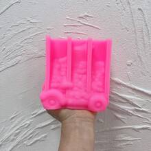 Christmas Santa Claus Sitting In Sleigh Candle Mold ChristmasTrain Mold Angel DIY Form Concrete Resin Casting Mold Home Decor - Multiple Styles - View 6