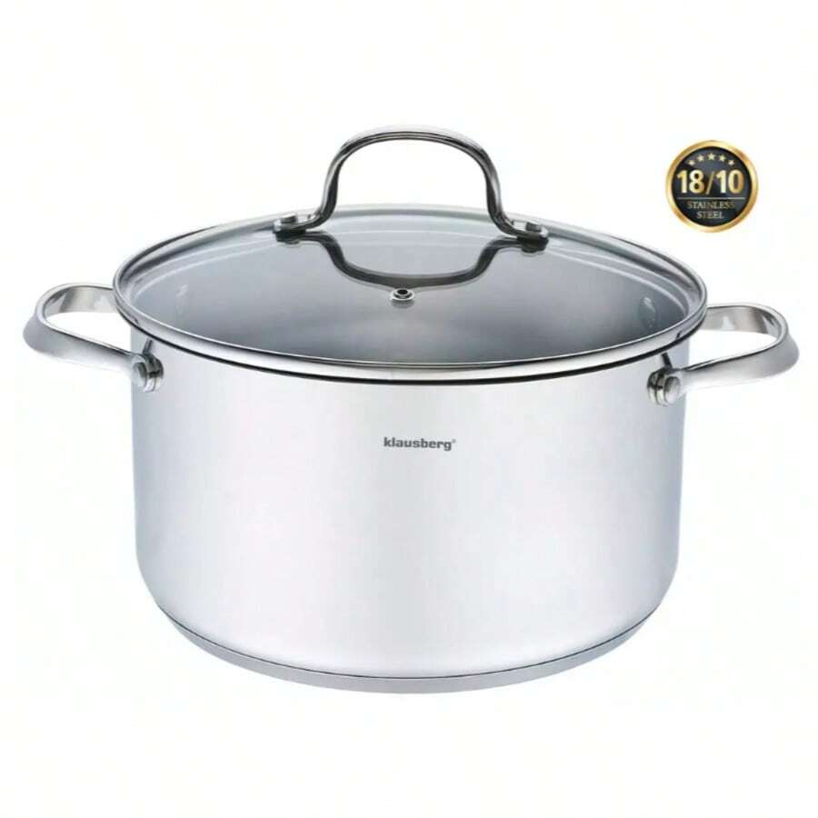 Garnek Z Pokrywą Stal, Ø24cm 5,9l Klausberg - View 1