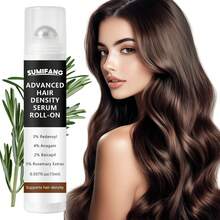 SUMIFANG No-Rinse Rollerball Scalp Serum, Rich In Hair Care Ingredients, Nourishes And Repairs Scalp, Strengthens Hair Roots, Improves Fine And Flat Hair, Apply Directly To Hair Roots, Refreshing Texture, Fast Absorption, 15ml - Full Size - View 2