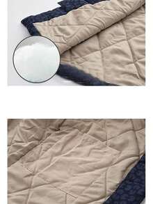 Chaquetas de Traje de Espiga de Invierno Hombres Calientes Tai chi Uniformes algodón Abrigos Acolchado chalina China Kung fu Camisa Black-M - Negro - Ver 5