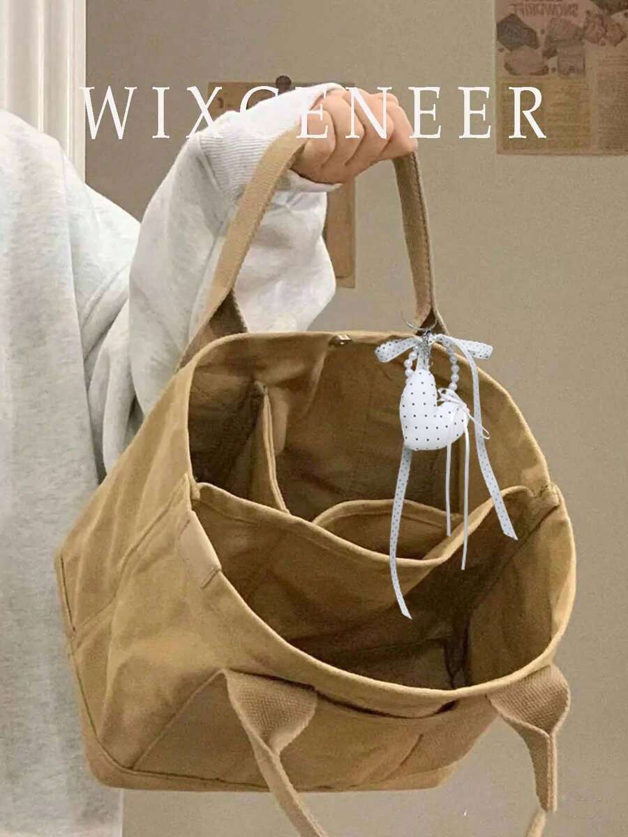 新款高端帆布托特包女款，便當袋，休閒手提包