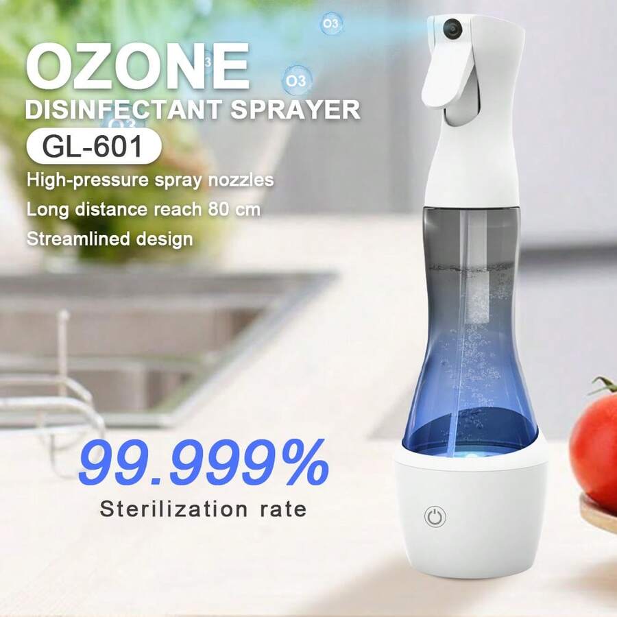 PANDA GL-601 Multifunctional Ozone Sprayer, 3-In-1 Fruit & Vegetable Purifier, Portable Ozone Water Generator, Suitable For Home Cleaning Appliances, Kitchen Deodorization, Pet Deodorization And More