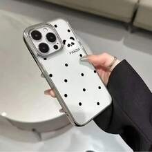 1件電鍍透明極簡全包覆TPU防摔手機殼，適用於Apple 18 Pro Max 17 16 15 14 13 12 11 Pro Max保護殼 - 銀色 - 查看 3