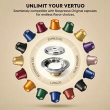 1pc Reusable Capsule Adapter Compatible With Vertuoline And Vertuo Next Pop Plus Coffee Machines, Suitable For Original Coffee Capsules - Silver - View 5