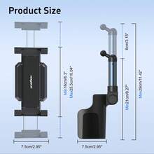 xnyocn Universal Tablet And Phone Car Mount - Aluminum Alloy Base, Supports 360° Rotation, Height Adjustment And Cup Holder - Sturdy And Hands-Free Navigation Mount - Multi-Functional Design Suitable For All Car Scenarios - View 7