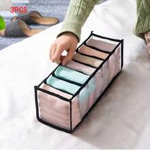 5pcs Fabric Drawer Dividers Storage Organizer Boxes, Multi-Compartment Storage Bins, Suitable For Baby Socks, Underwear And Nursery Small Items - Multicolor - View 28