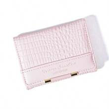 Textured Trifold Small Wallet Multi CardSlots Purse With Photo Window - Multicolor - View 11