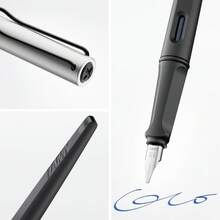 LAMY joy AL black calligraphy fine writing fountain pen set with 3 nibs and cartridges- - A - Übersicht 2