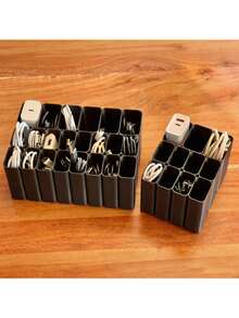 Kotak/Baki Pengatur Kabel USB Tugas Berat 11/22 Grid, Kotak Pengatur Kabel Meja Cocok untuk Rumah dan Kantor, Pengatur Kabel Gaya Laci Meja, Alat Penyimpanan Rumah Praktis, Halloween, Musim Wisuda, Natal, Kotak Pengatur Kabel Terbaik - A - View 5