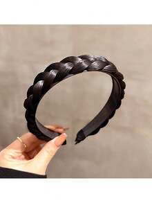 1pc Women's Woven Headband, Vintage Style, Non-Slip Design With Teeth, Women's Hair Accessory. Suitable For Daily Casual Use - Multicolor - View 11